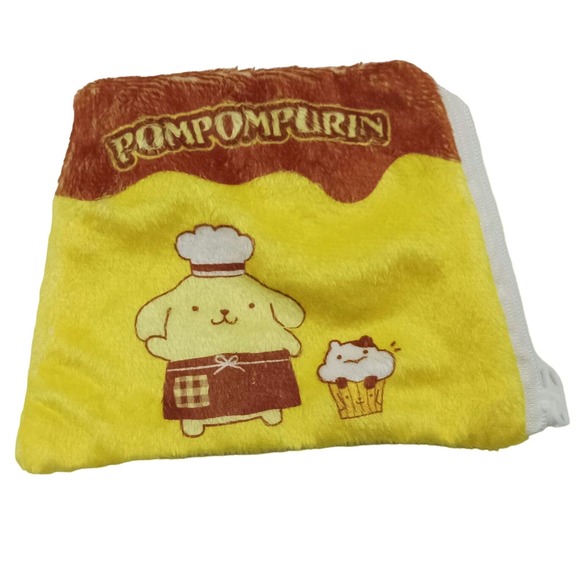 Pompompurion (sanrio character) fluffy zipper pouch. - Picture 1 of 4